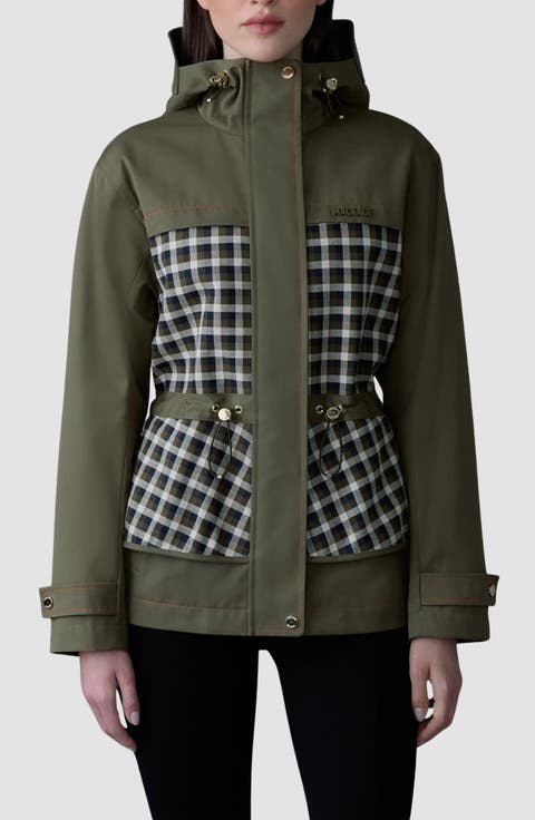 Kaori Hooded Water Resistant Recycled Polyester Blend Jacket