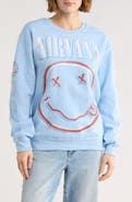 Merch Traffic Nirvana Cotton Blend Sweatshirt