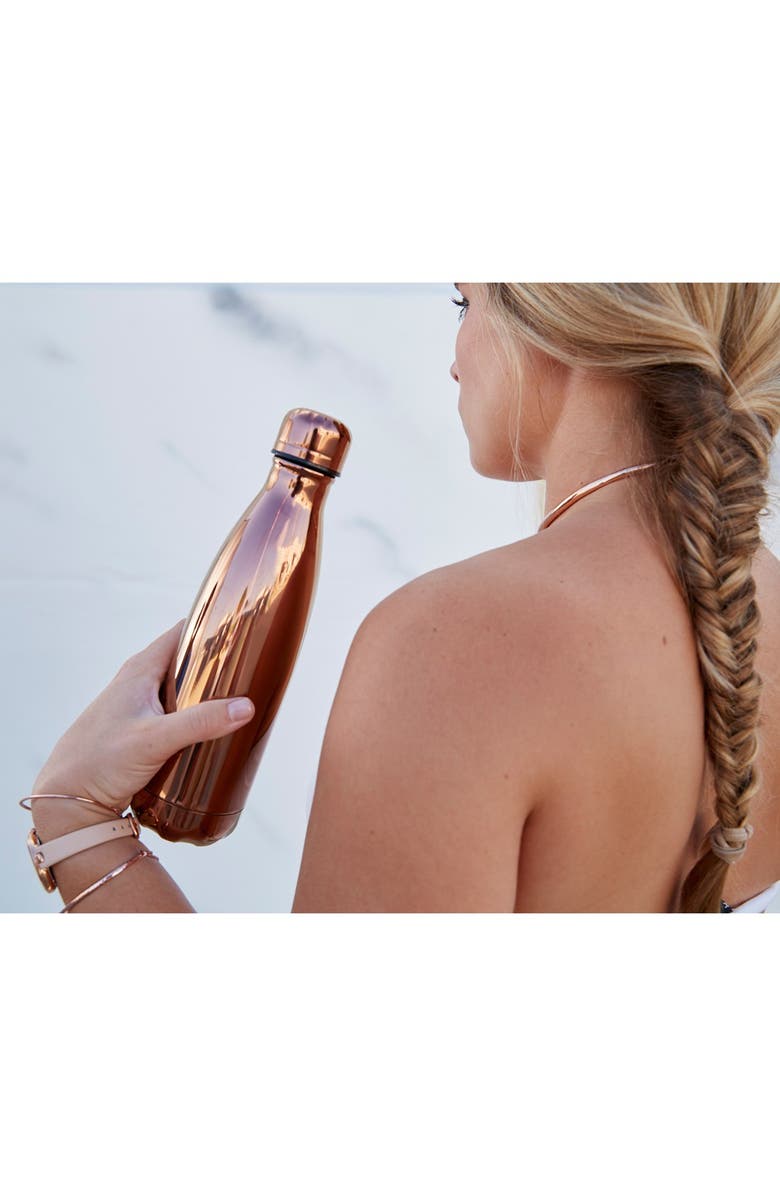 S'well 'Metallic Collection - Bronze Metallic' Stainless Steel Water Bottle, Alternate, color,