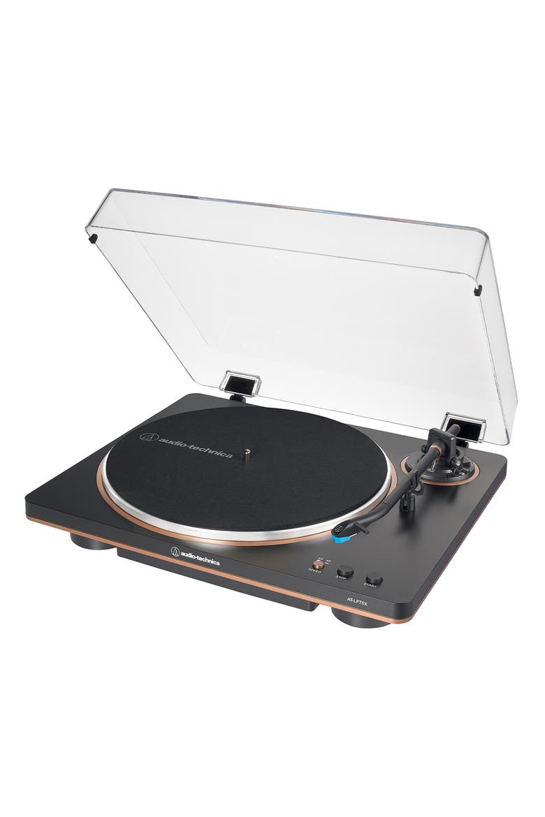 AT-LP70X Fully-Automatic Turntable, Main, color, Black/Bronze