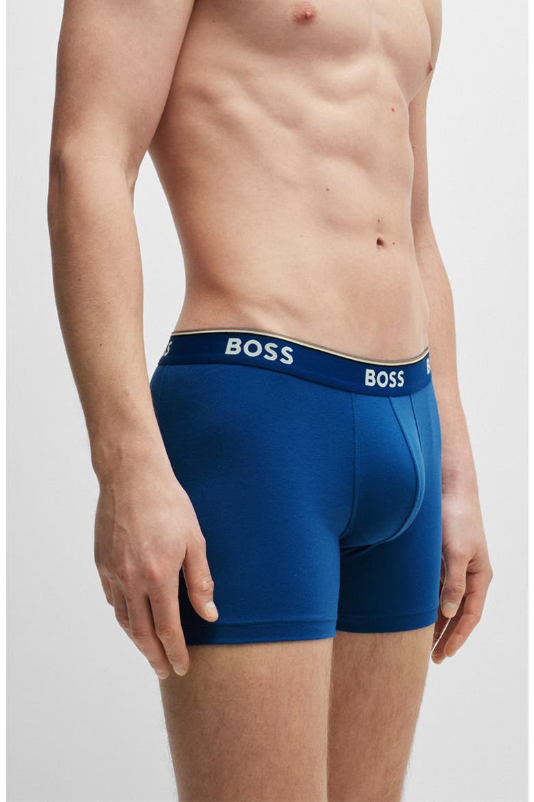 3-Pack Power Stretch Cotton Boxer Briefs, Alternate, color, OPEN MISC