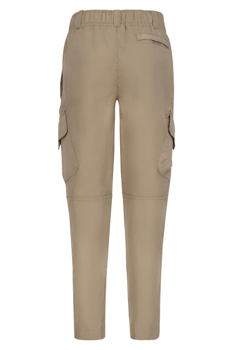 Kids' Woven Nylon Cargo Pants, Alternate, color, KHAKI