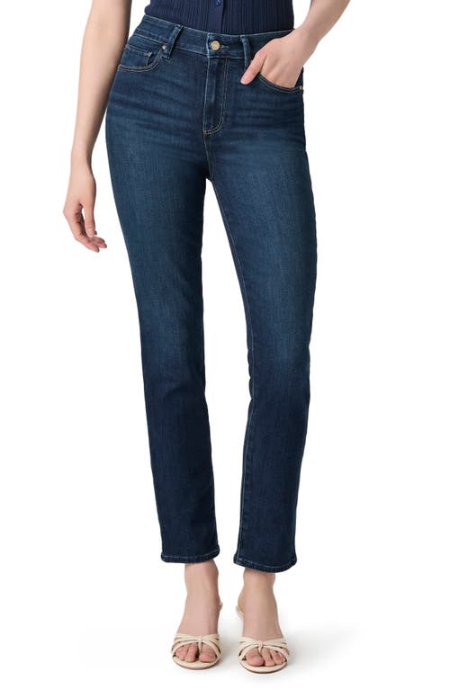 Paige Gemma High Waist Cigarette Jeans In Blue