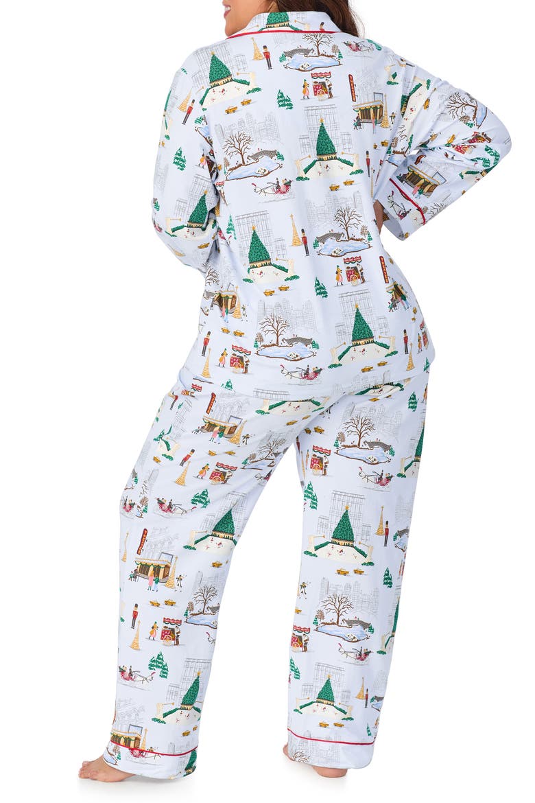 Print Jersey Pajamas, Alternate, color, HOLIDAY IN THE CITY