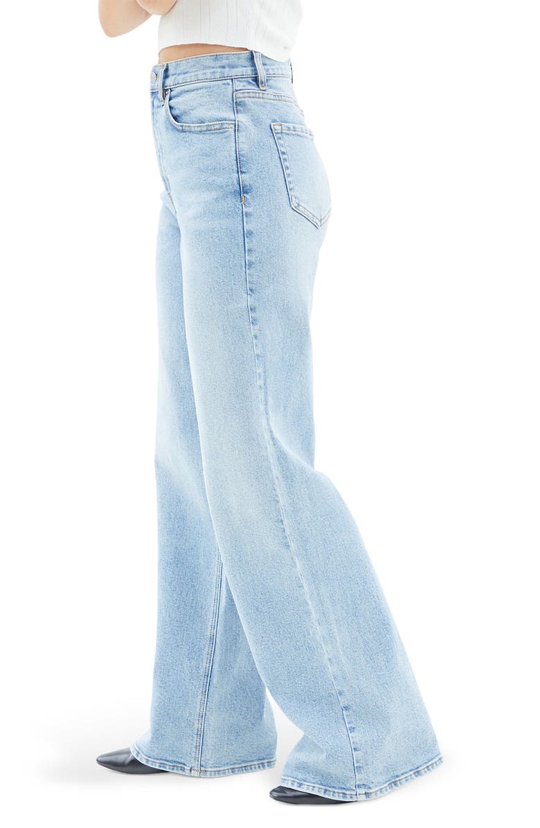 PacSun Patrice Stretch Wide Leg Jeans, Alternate, color, Medium Indigo