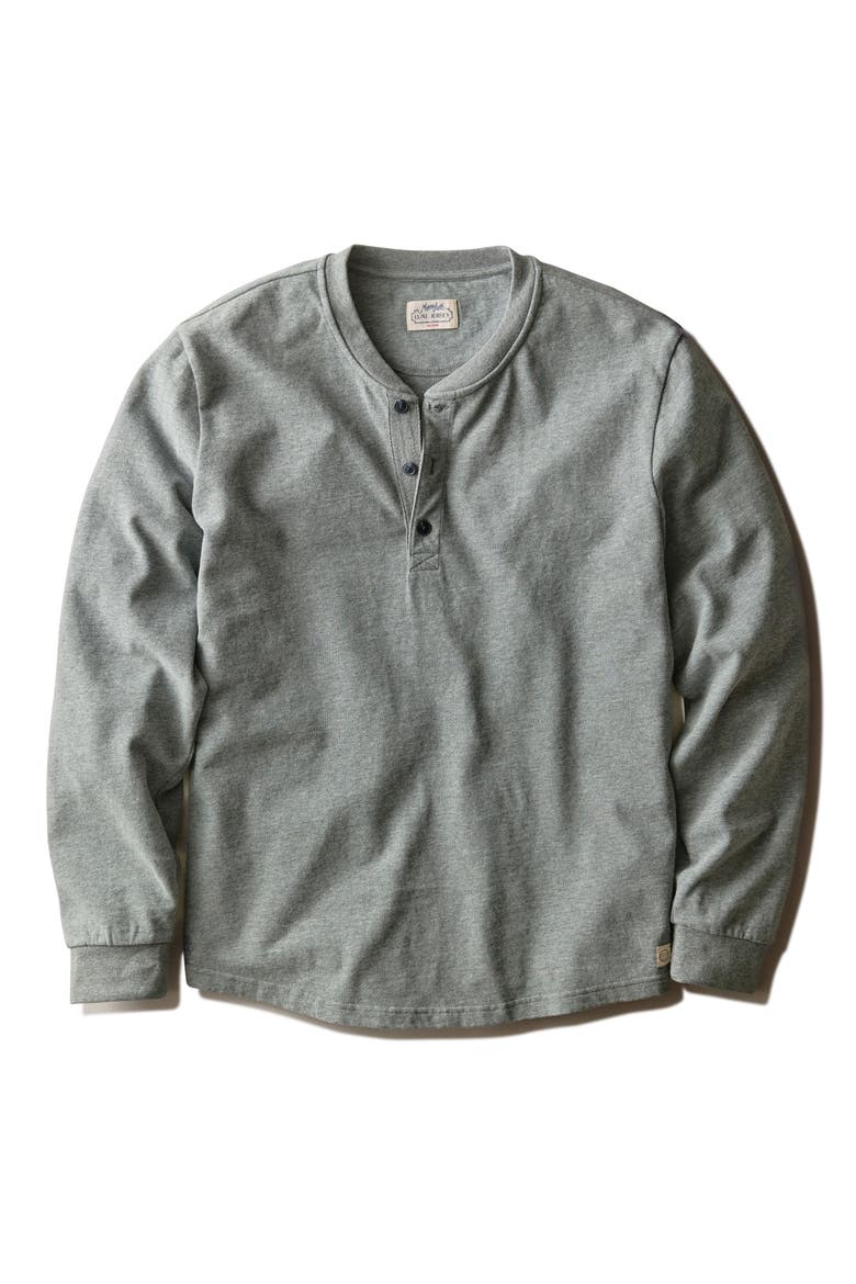 Luxe Jersey Henley, Alternate, color, HEATHER GREY