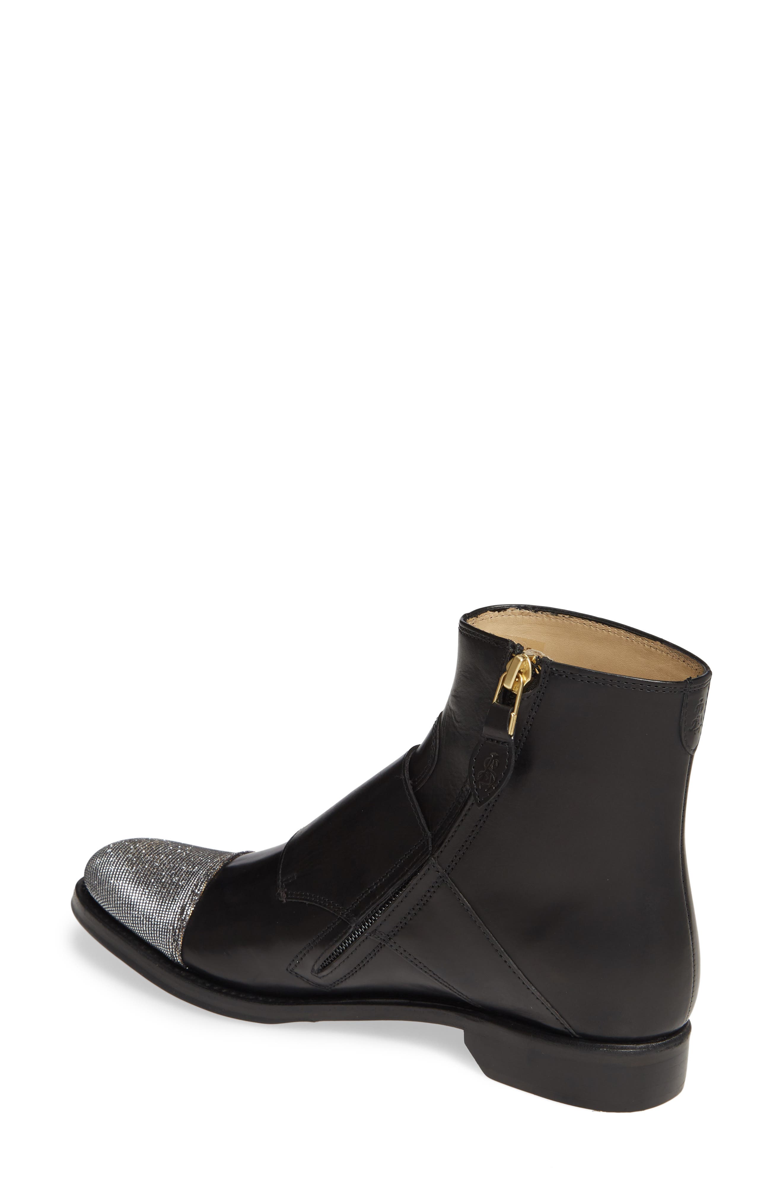 The Office of Angela Scott Mr. Dean Double Monk Strap Boot, Alternate, color, 