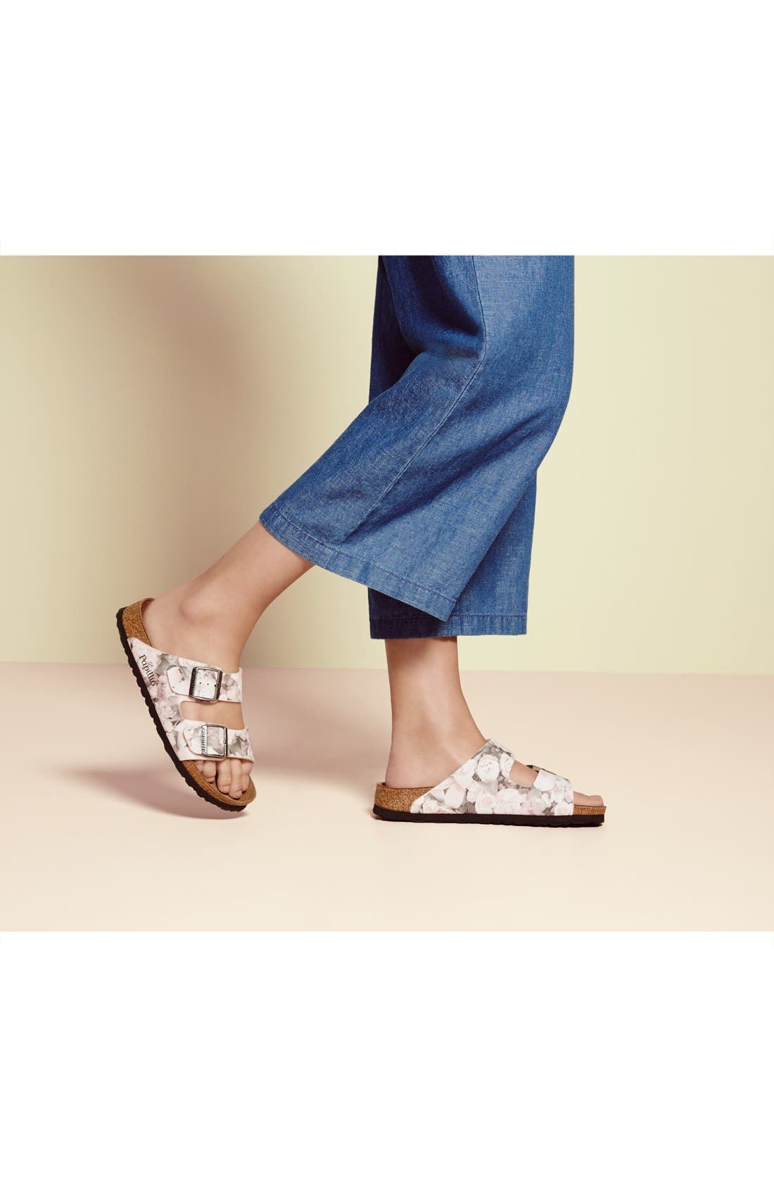 Arizona Birko-Flor Sandal, Alternate, color, BLACK LEATHER