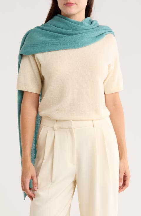 Cashmere Bow Poncho