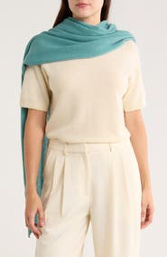 Portolano Cashmere Bow Poncho