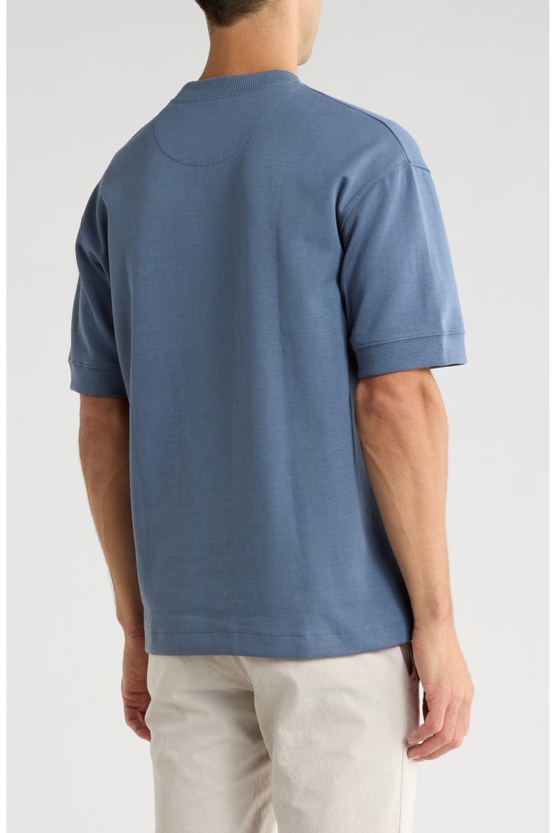 Heavyweight Cotton Blend T-Shirt, Alternate, color, DENIM BLUE