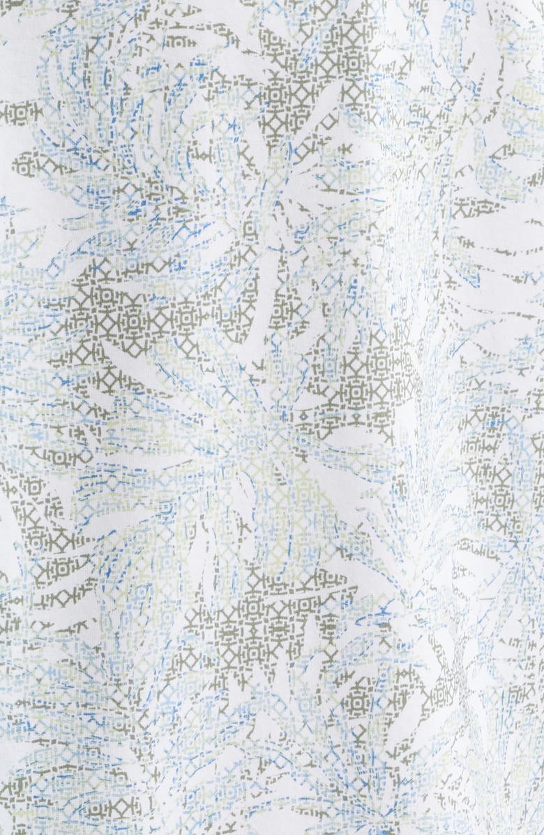 Bugatchi Miles OoohCotton<sup>®</sup> Abstract Print Short Sleeve Button-Up Shirt, Alternate, color, 