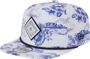 New Era Men's New Era White New York Yankees Printed Island Golfer Snapback Hat