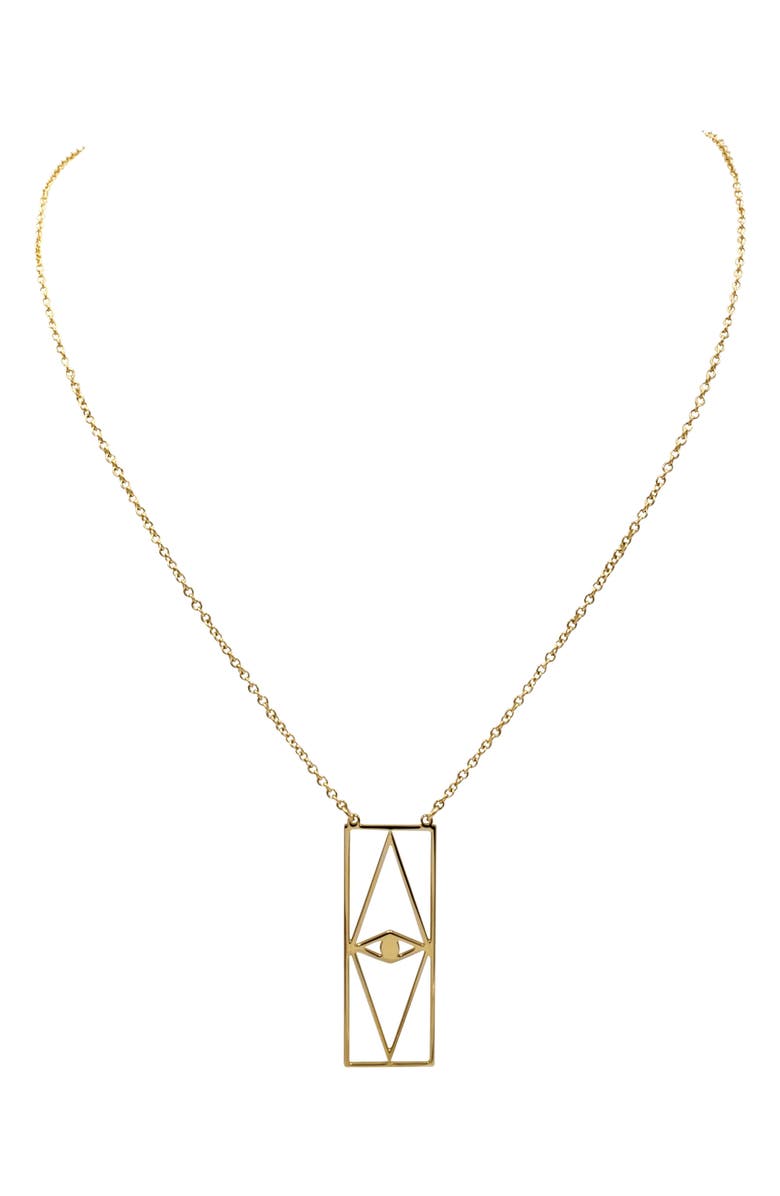 Ellie Vail Willow Eye Pendant Necklace, Main, color, 