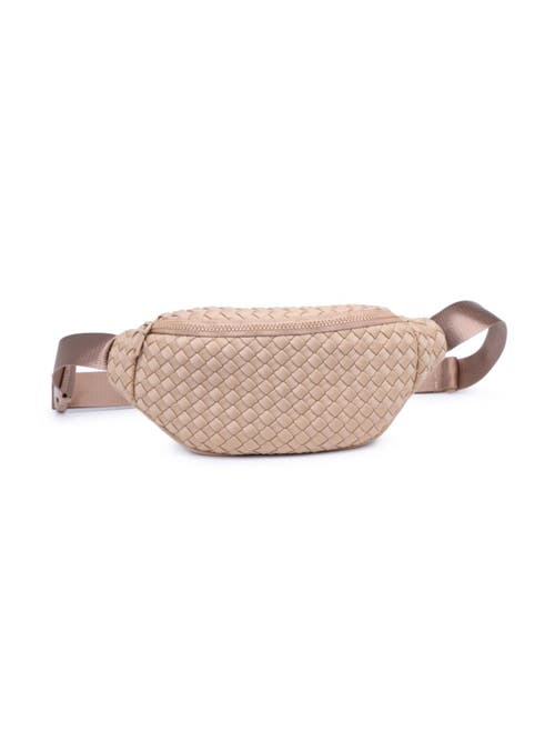 Sol And Selene Aim High Belt Bag In Nude