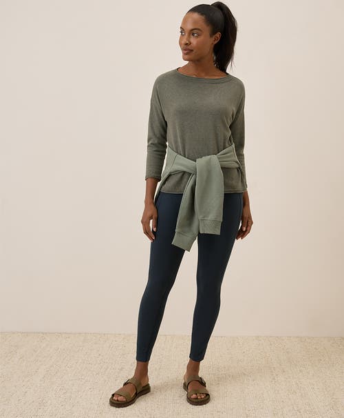 Pact On The Go-to Pocket Legging Made With Organic Cotton In Midnight Blue