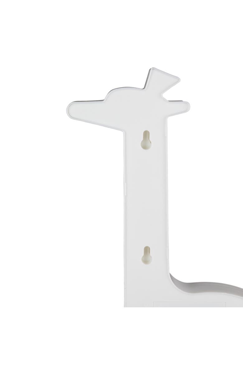 Northlight LED Lighted Giraffe Marquee Wall Art - 11.5" - White, Alternate, color, 