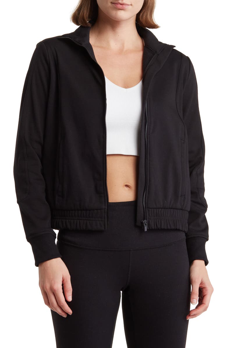 YOGALICIOUS Cloud Plush Zip Jacket, Main, color, 