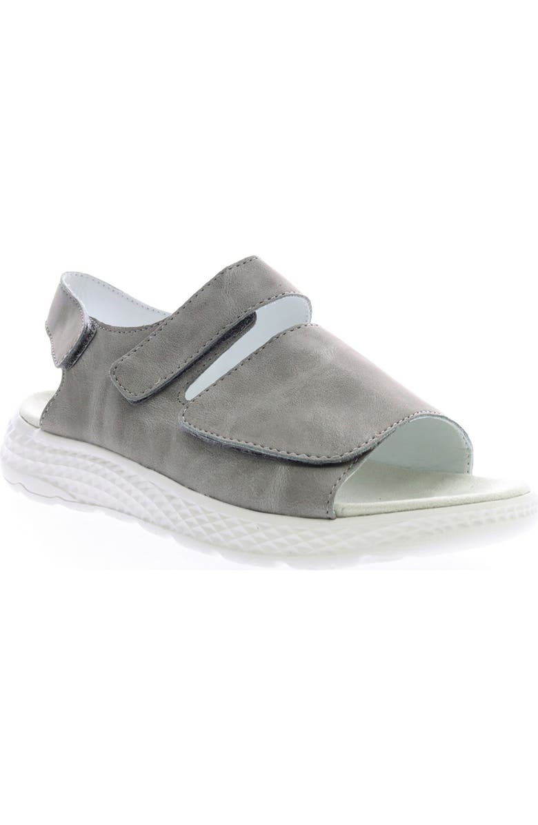 Propét TravelActiv Scottsdale Slingback Sandal, Main, color, Grey