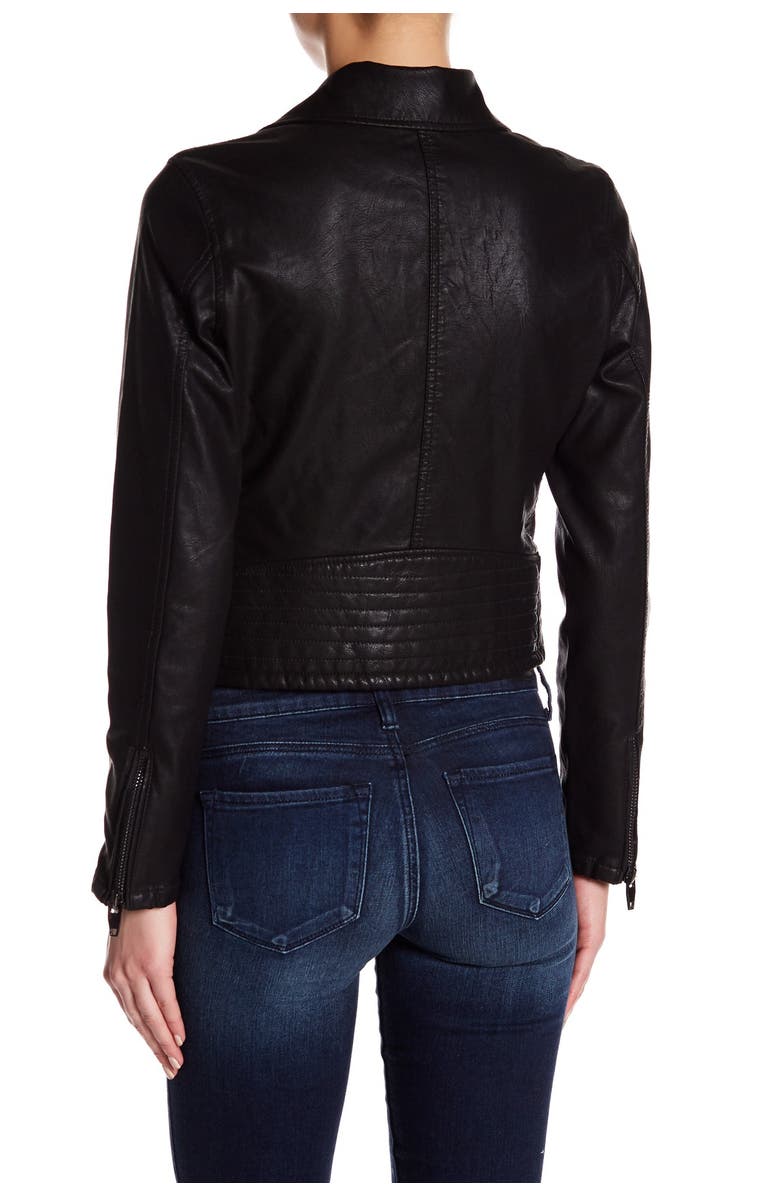 BLANKNYC Faux Leather Moto Jacket, Alternate, color,
