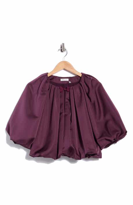 Techy Sateen Bubble Top