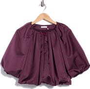 Rebecca Taylor Techy Sateen Bubble Top
