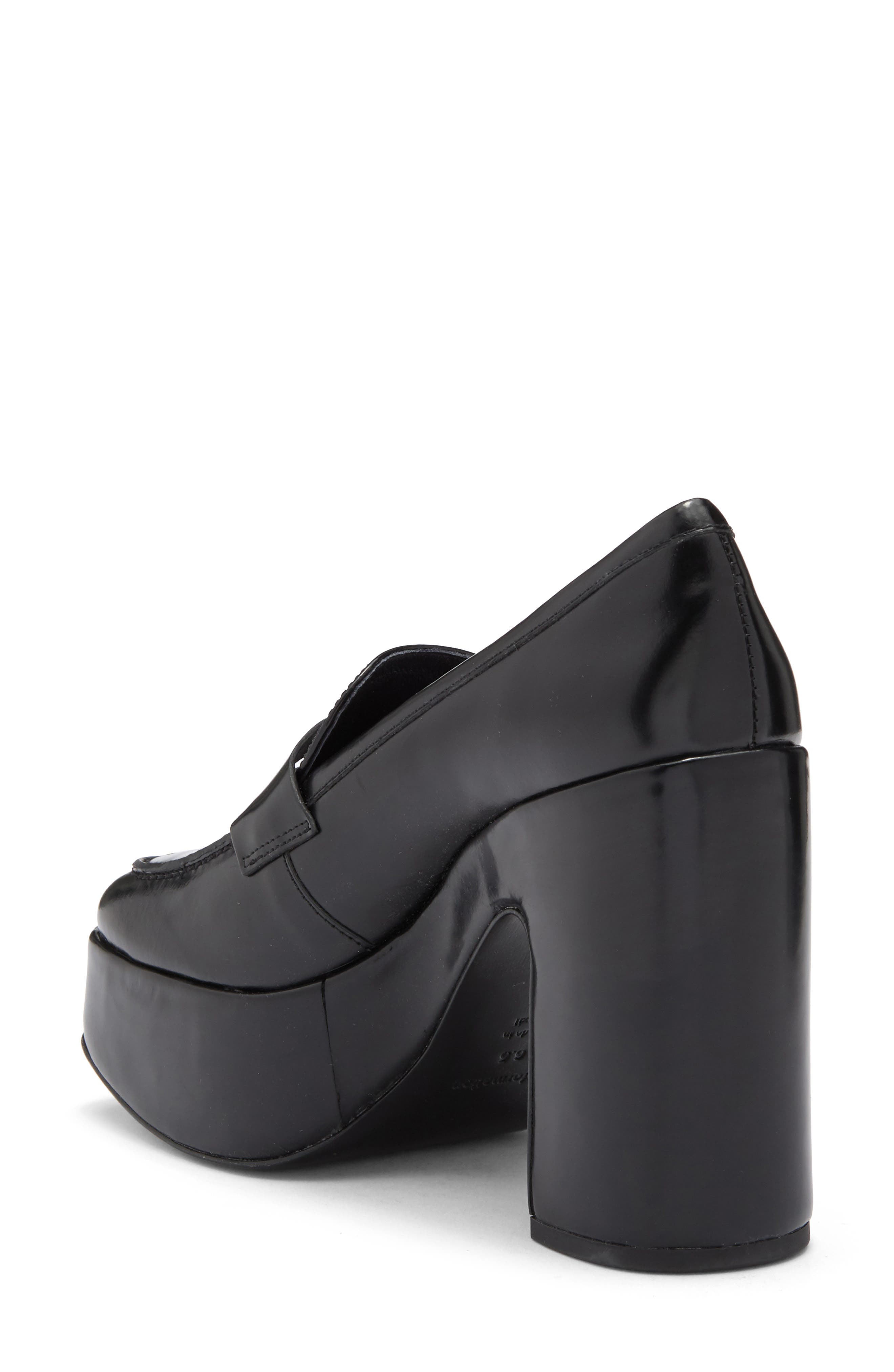 Reformation Lolita Platform Loafer Pump, Alternate, color, 