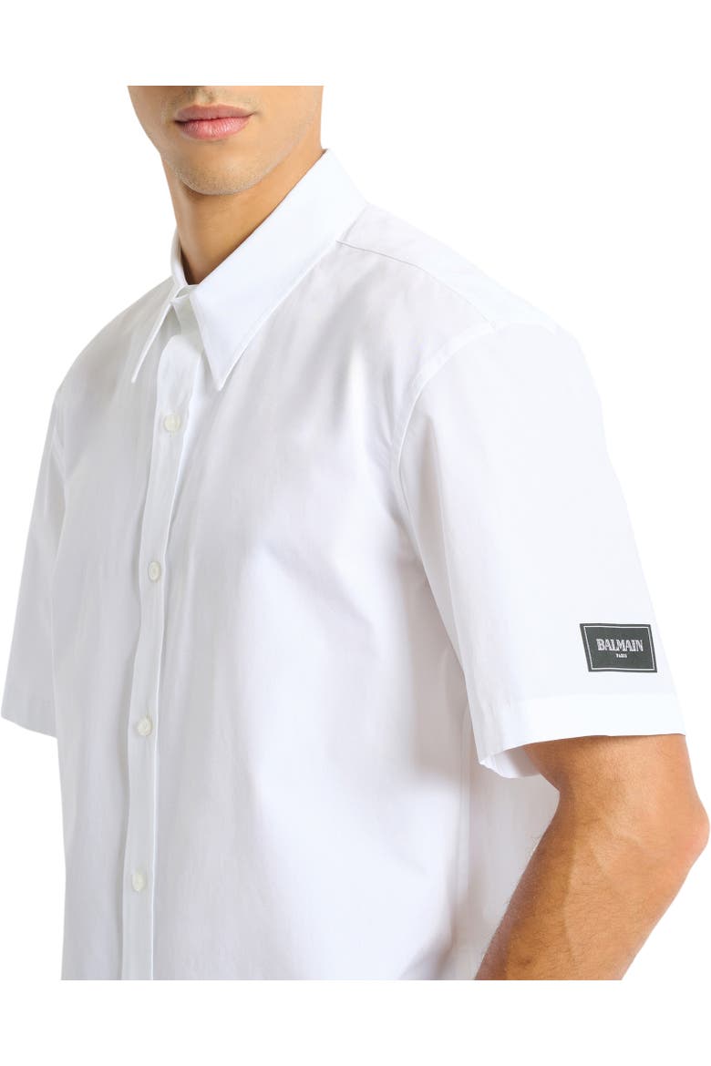 Paris shirt in cotton poplin, Alternate, color, white