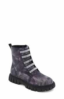 DKNY Kids' Carrie Shine Combat Boot