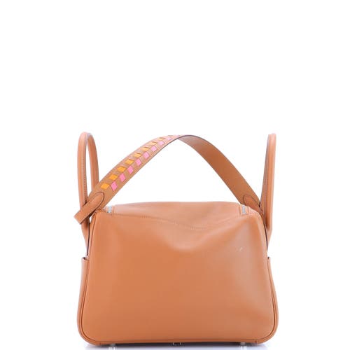 Pre-owned Hermes Hermes Lindy Bag Swift With Tressage Epsom 26 In Gold