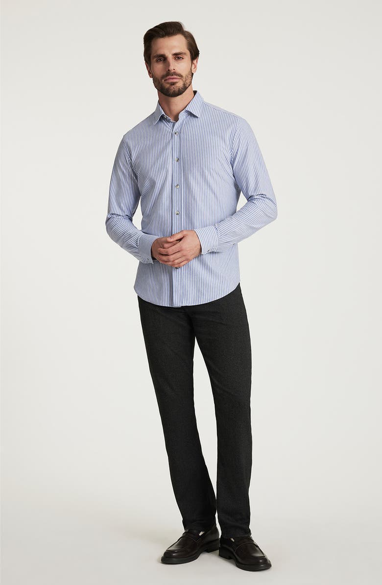 34 Heritage Stripe Button-Up Shirt, Alternate, color, Blue