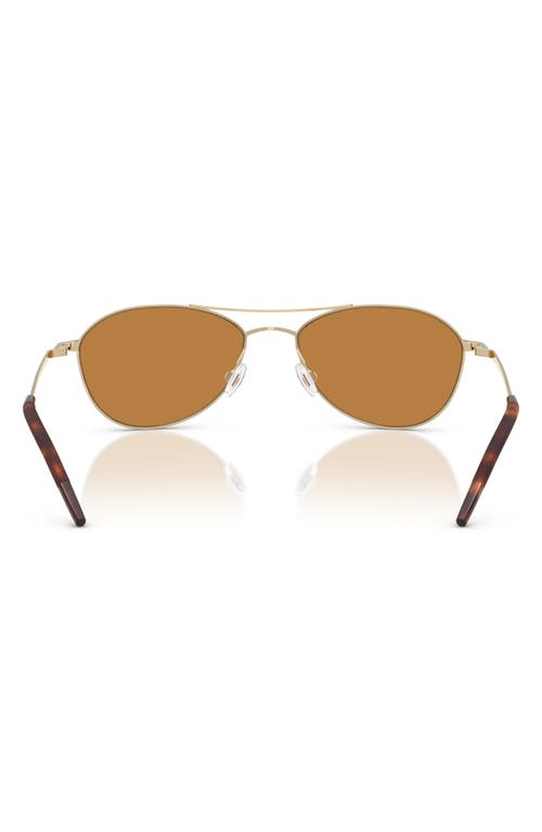 Oliver Peoples 57mm Pilot Sunglasses In Gold