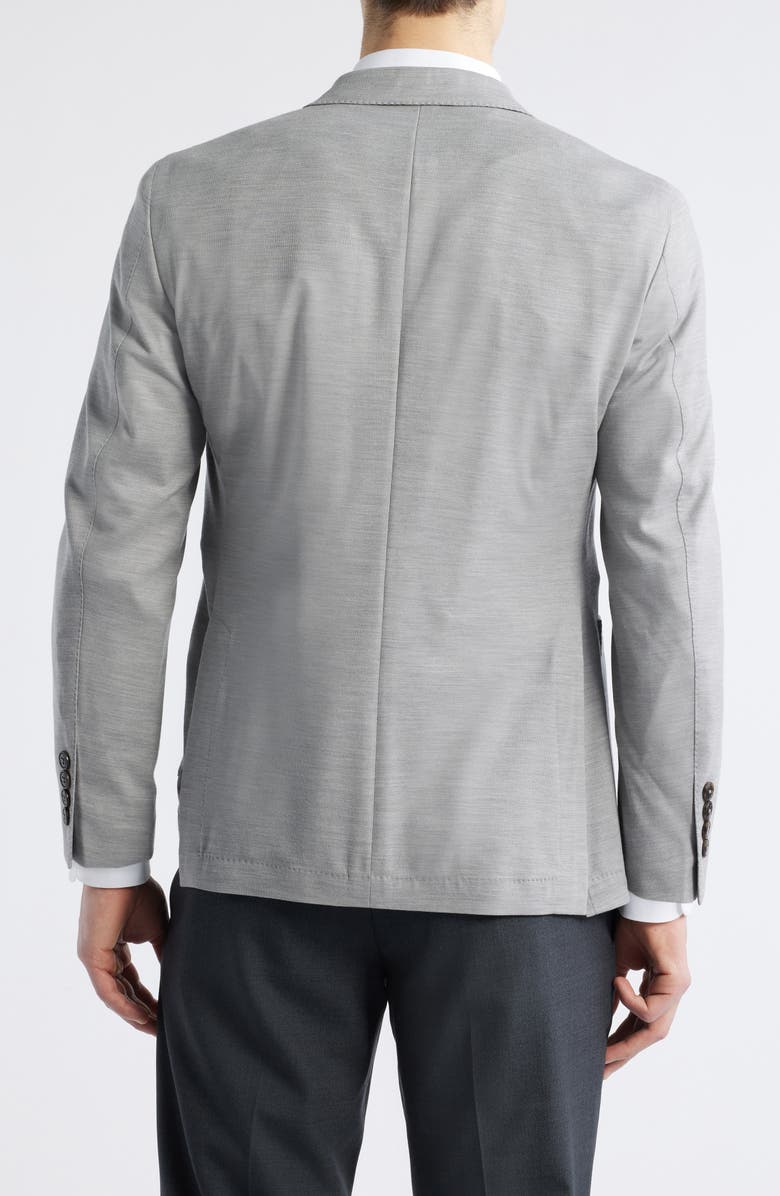 Peter Millar Crown Crafted Claremont Wool Knit Sport Coat, Alternate, color, Gale Grey