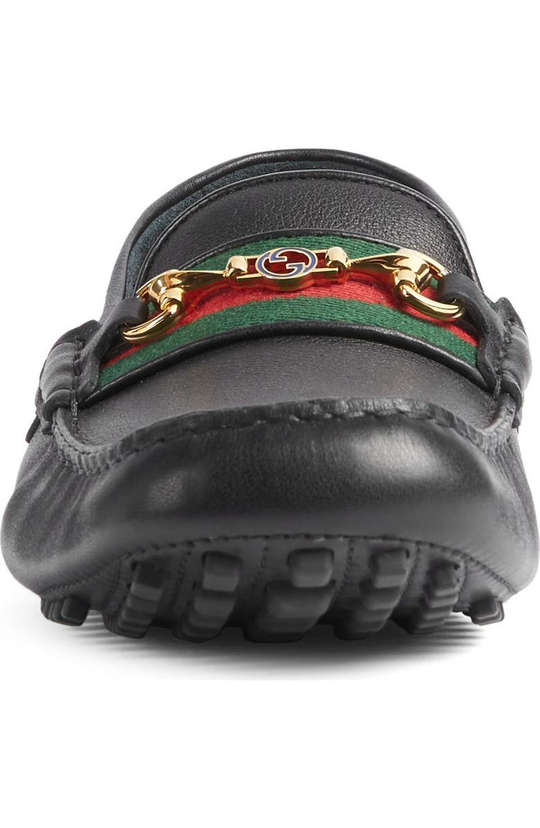 Gucci Ayrton Horsebit Web Driving Loafer, Alternate, color,