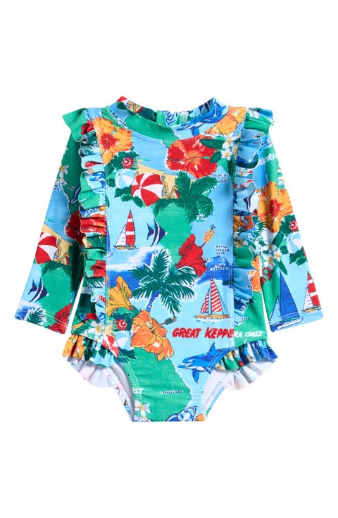 Viva Vacation Frill One-Piece Swimsuit (Baby)