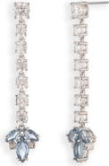 Marchesa Cubic Zirconia Linear Drop Earrings