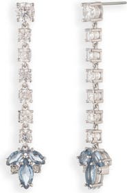 Marchesa Cubic Zirconia Linear Drop Earrings