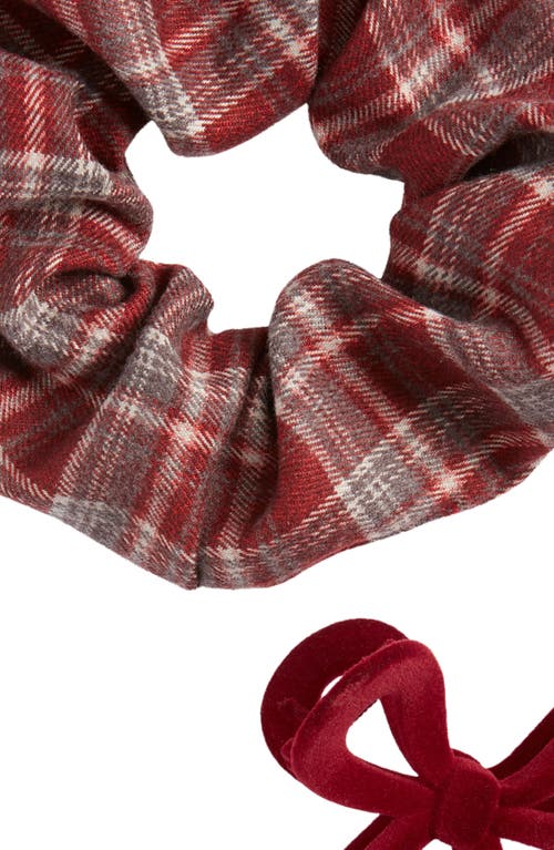 Bp. Bow Barrette & Scrunchie Set In Brown