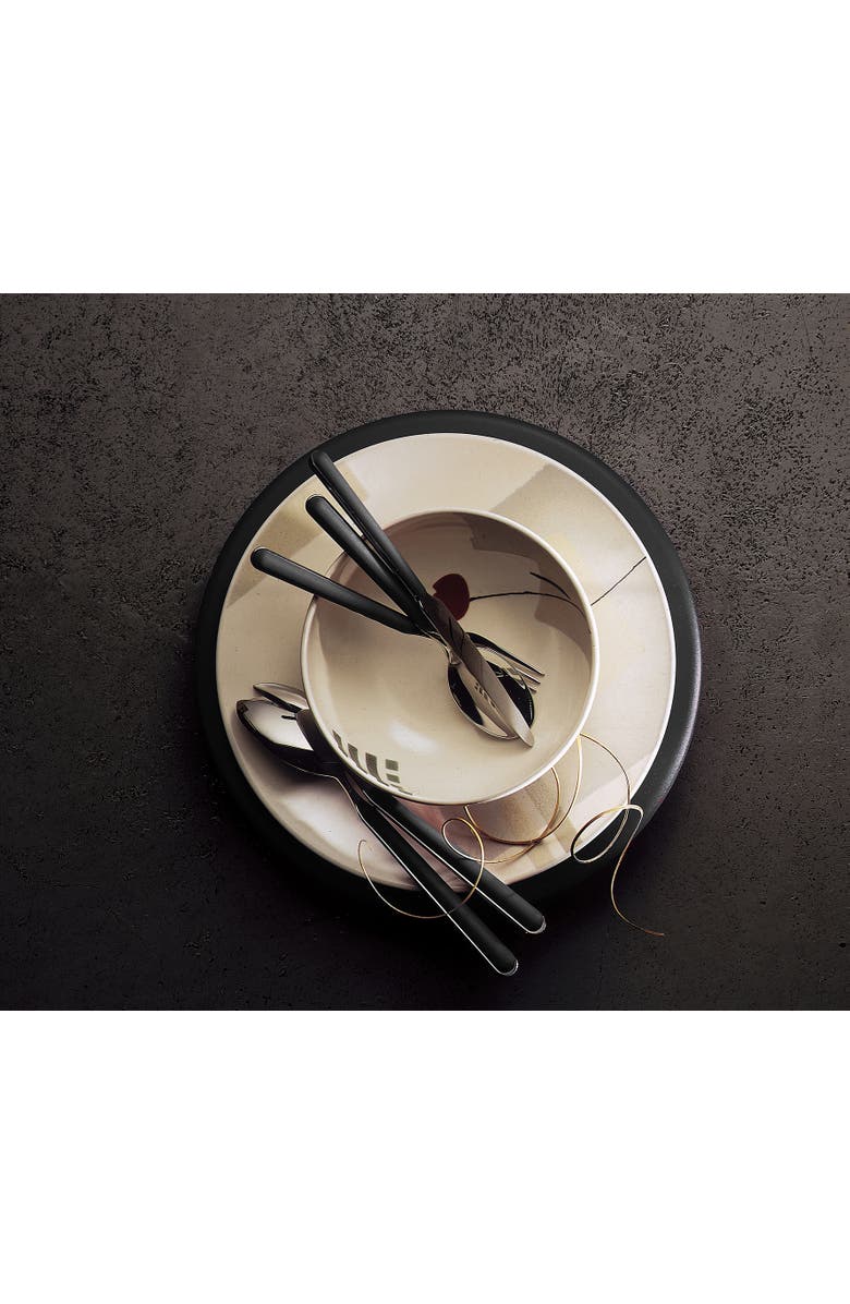 Mepra Fantasia Flatware Set - 67 Pieces, Alternate, color, Black