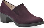 CLIFFS BY WHITE MOUNTAIN Hunton Block Heel Loafer Pump