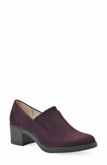 CLIFFS BY WHITE MOUNTAIN Hunton Block Heel Loafer Pump