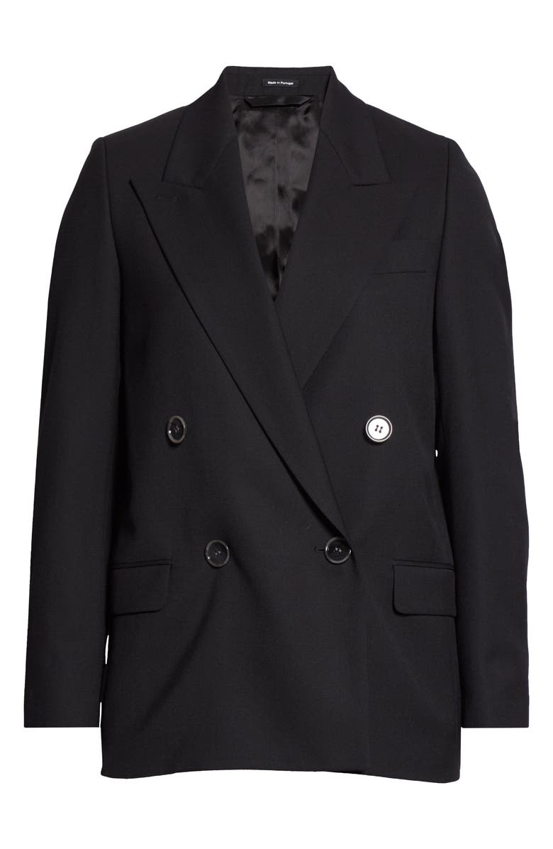 Acne Studios Janny Double Breasted Blazer, Alternate, color, 