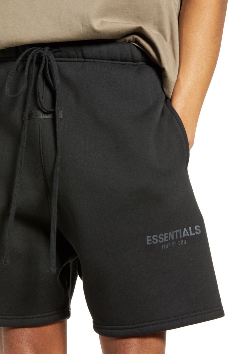 PacSun Fear of God Essentials Unisex Logo Sweat Shorts, Alternate, color, 