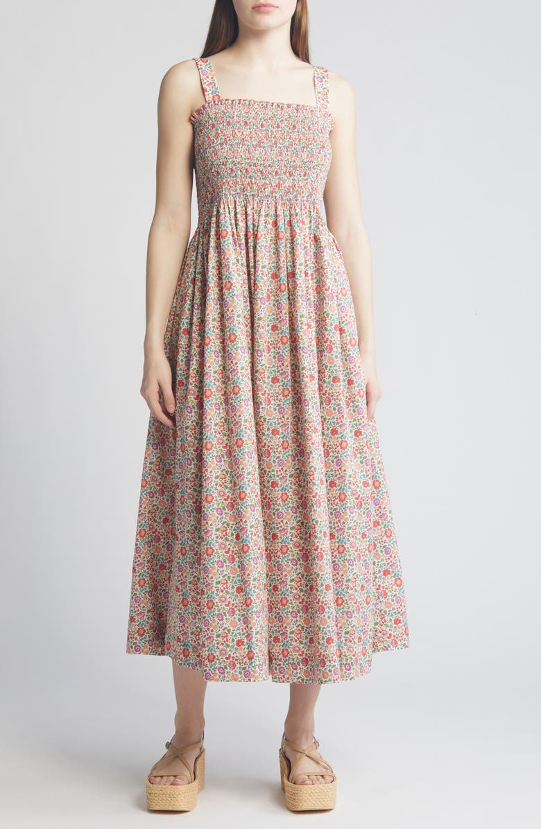 chinese dress ladies Oscars Palace Liberty Print Tiered Maxi Dress UK28 main image 1