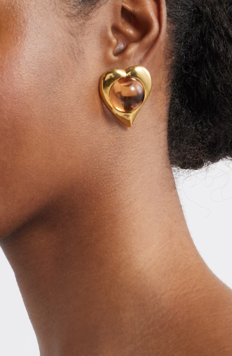 FRASIER STERLING Eden Cabochon Earrings, Alternate, color, 