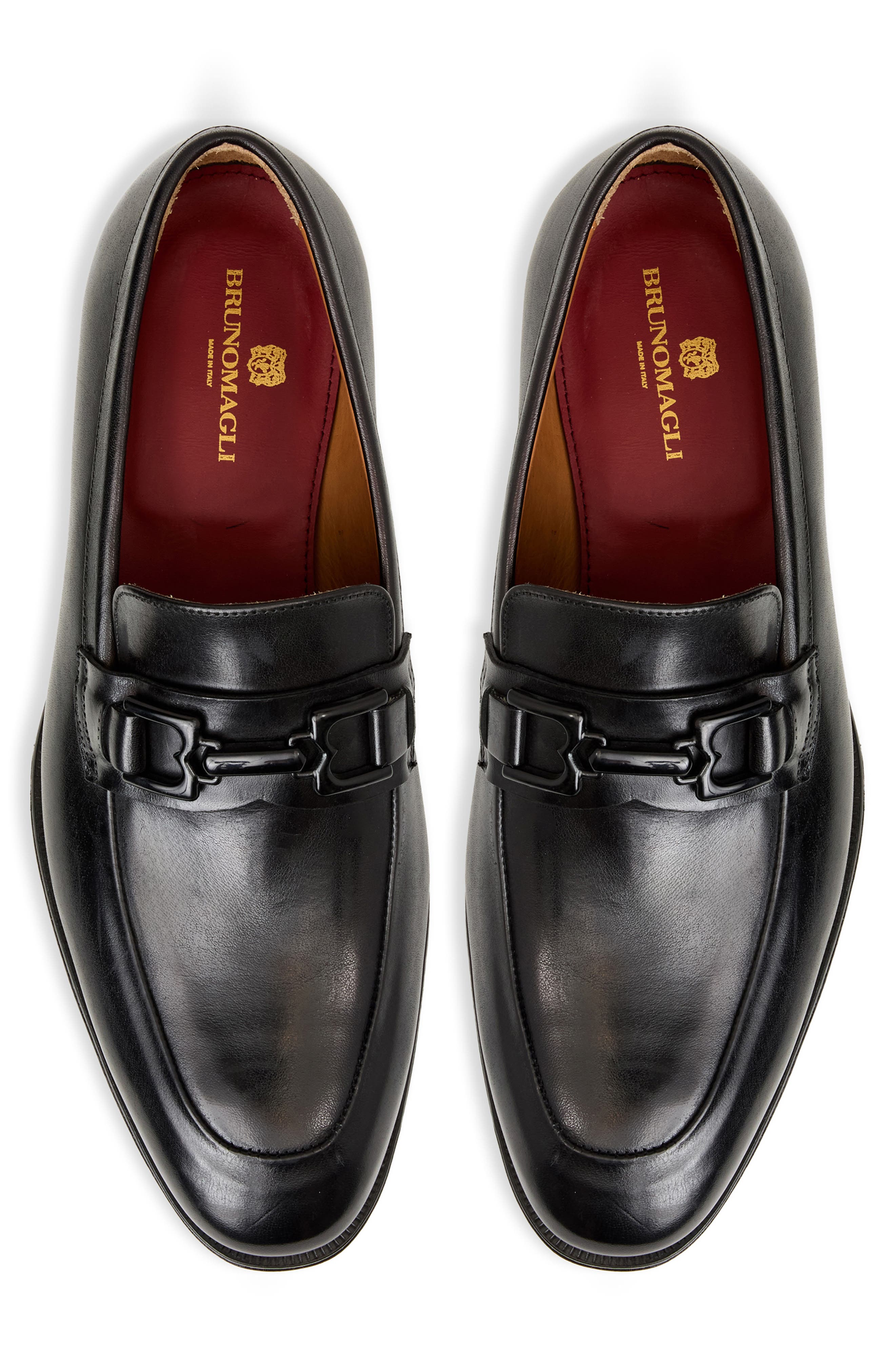 Bruno Magli Maioco Bit Loafer, Alternate, color, Black