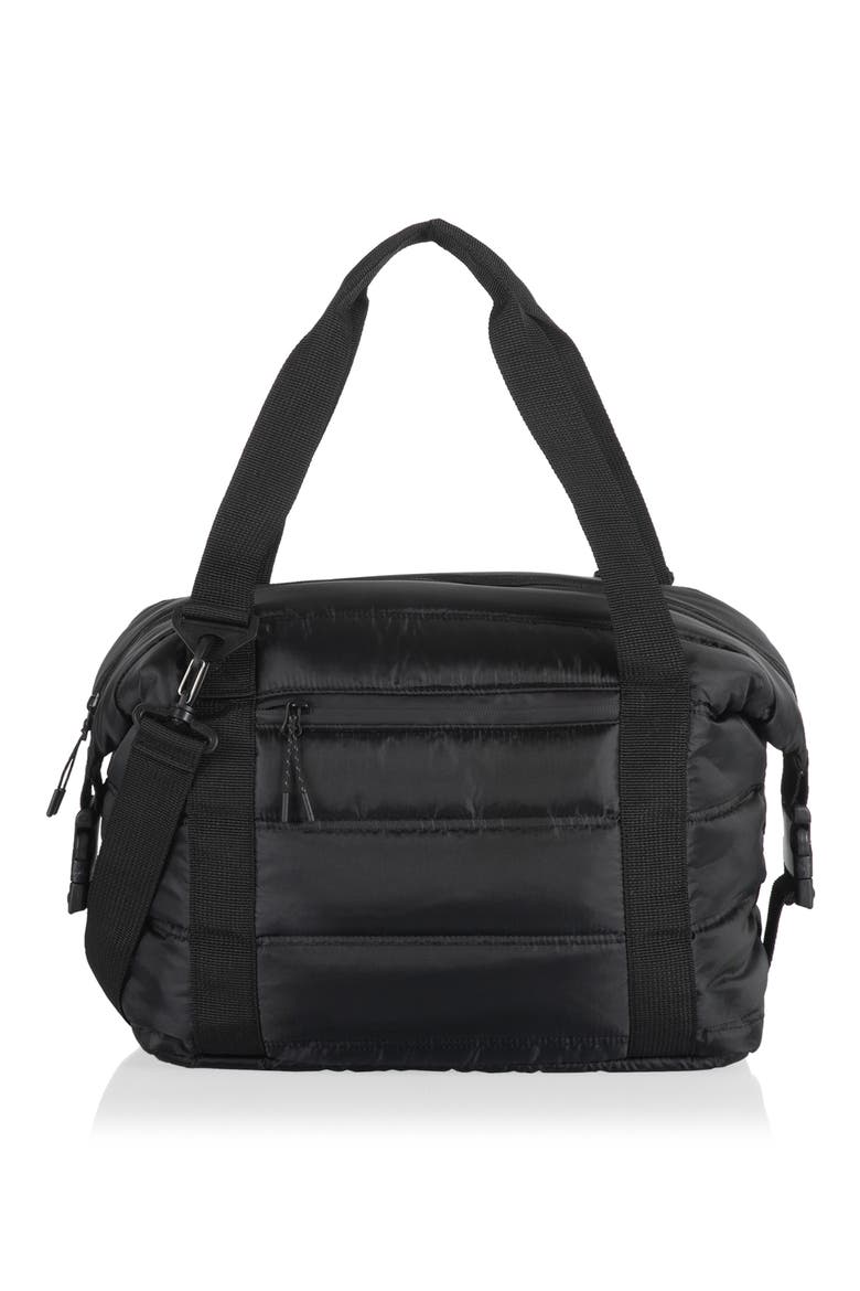 All-Day Quilted Washable Insulated Cooler Bag, Main, color, OBSIDIAN BLACK
