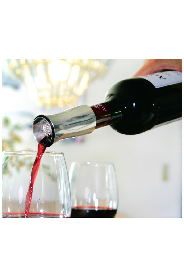 Vagnbys® Wine Decantiere & Wine Stopper Set, Alternate, color, STAINLESS STEEL