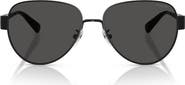 COACH 57mm Pilot Sunglasses