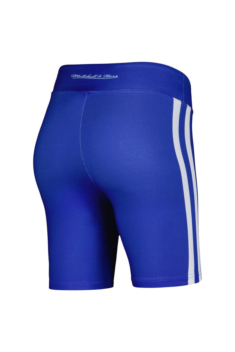 Women's Mitchell & Ness Royal Los Angeles Dodgers Biker Shorts, Alternate, color, Royal